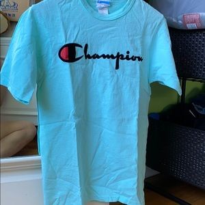 Teal champion shirt